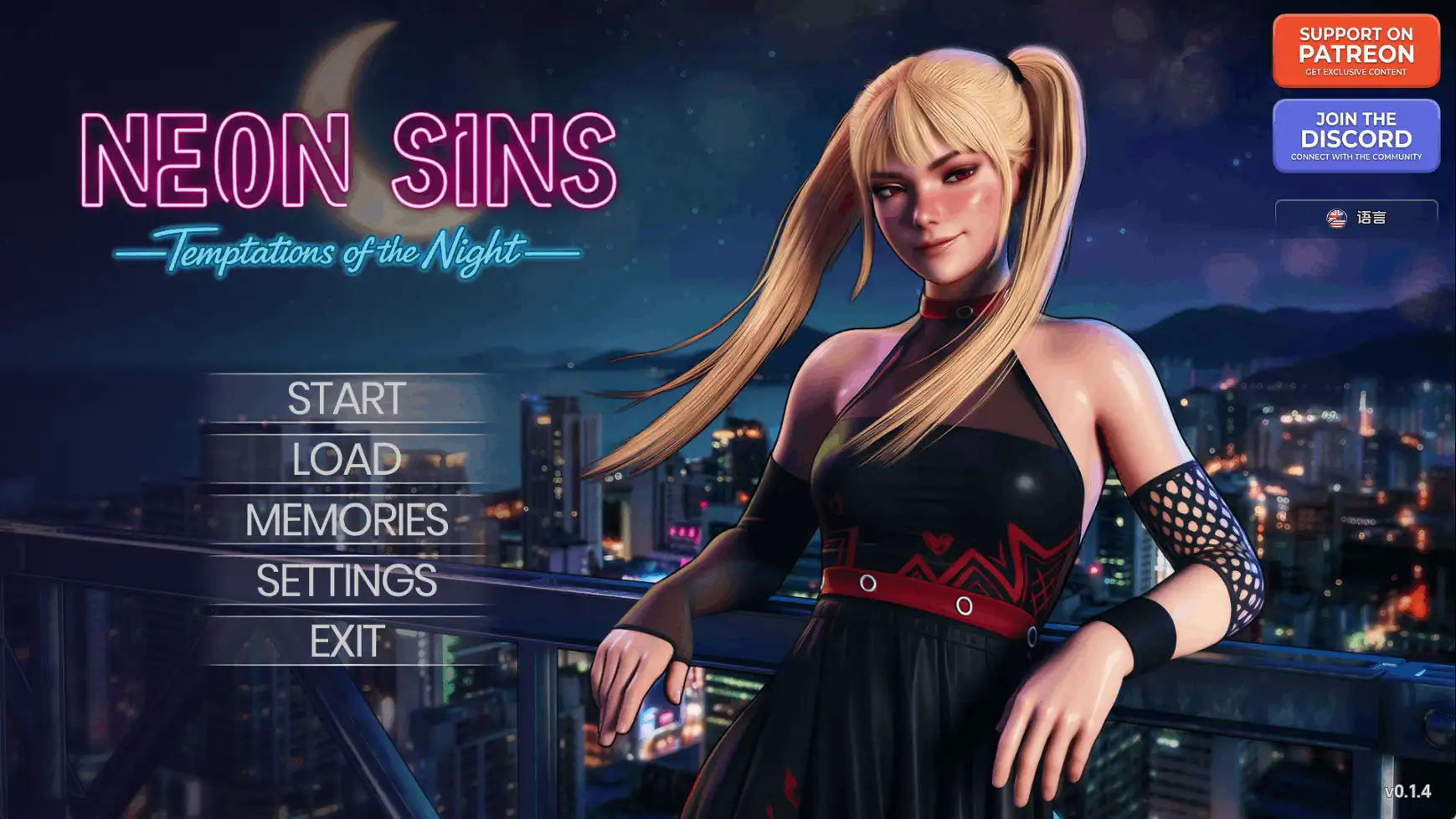 【歐美SLG/漢化/動态】霓虹罪惡：夜之誘惑v0.1.4 AI版【PC+安卓/2.10G/更新】